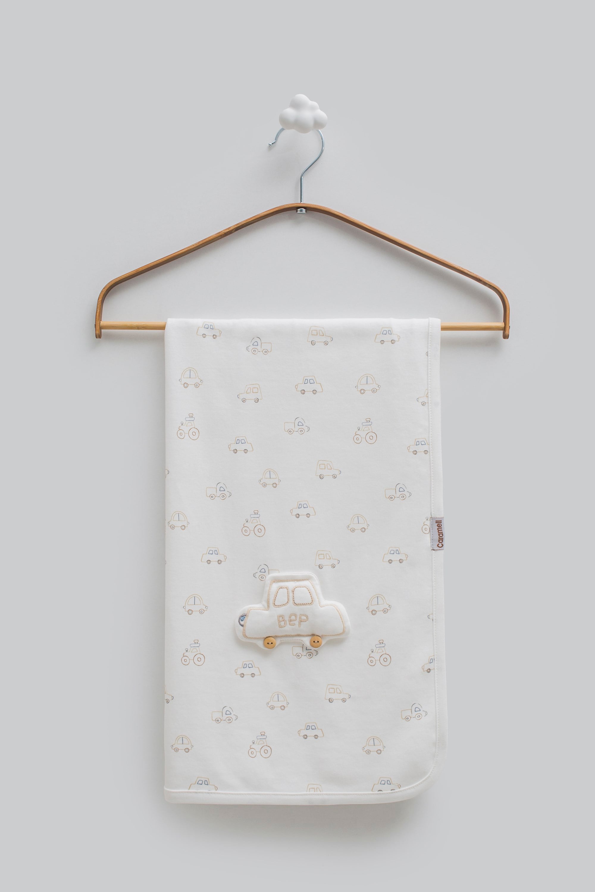 Battaniye, KundakCaramell Premium Penye Battaniye 85*90cm Ekru