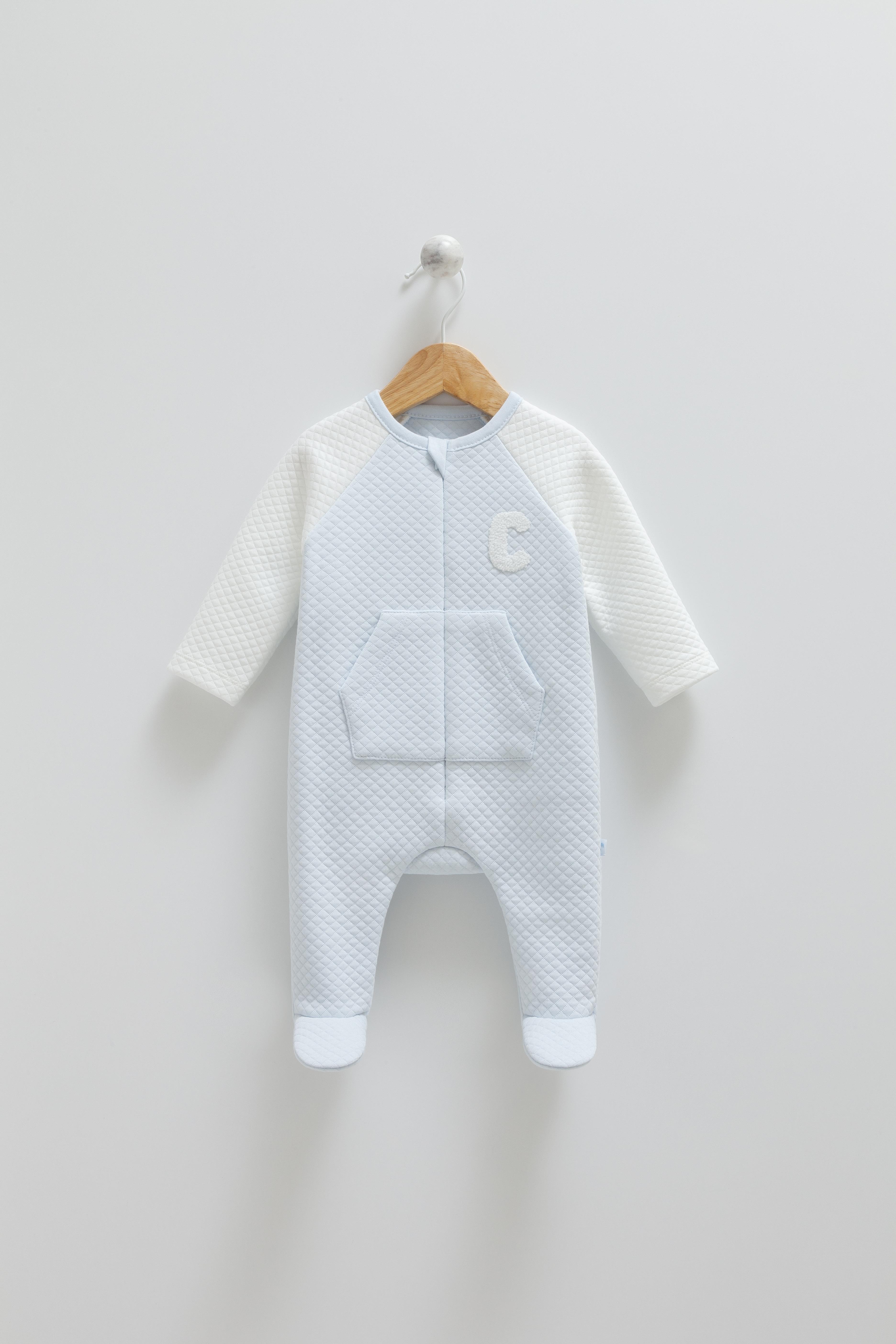 Bebek TulumCaramell Torino Premium Tulum Kapitone Soft Mavi