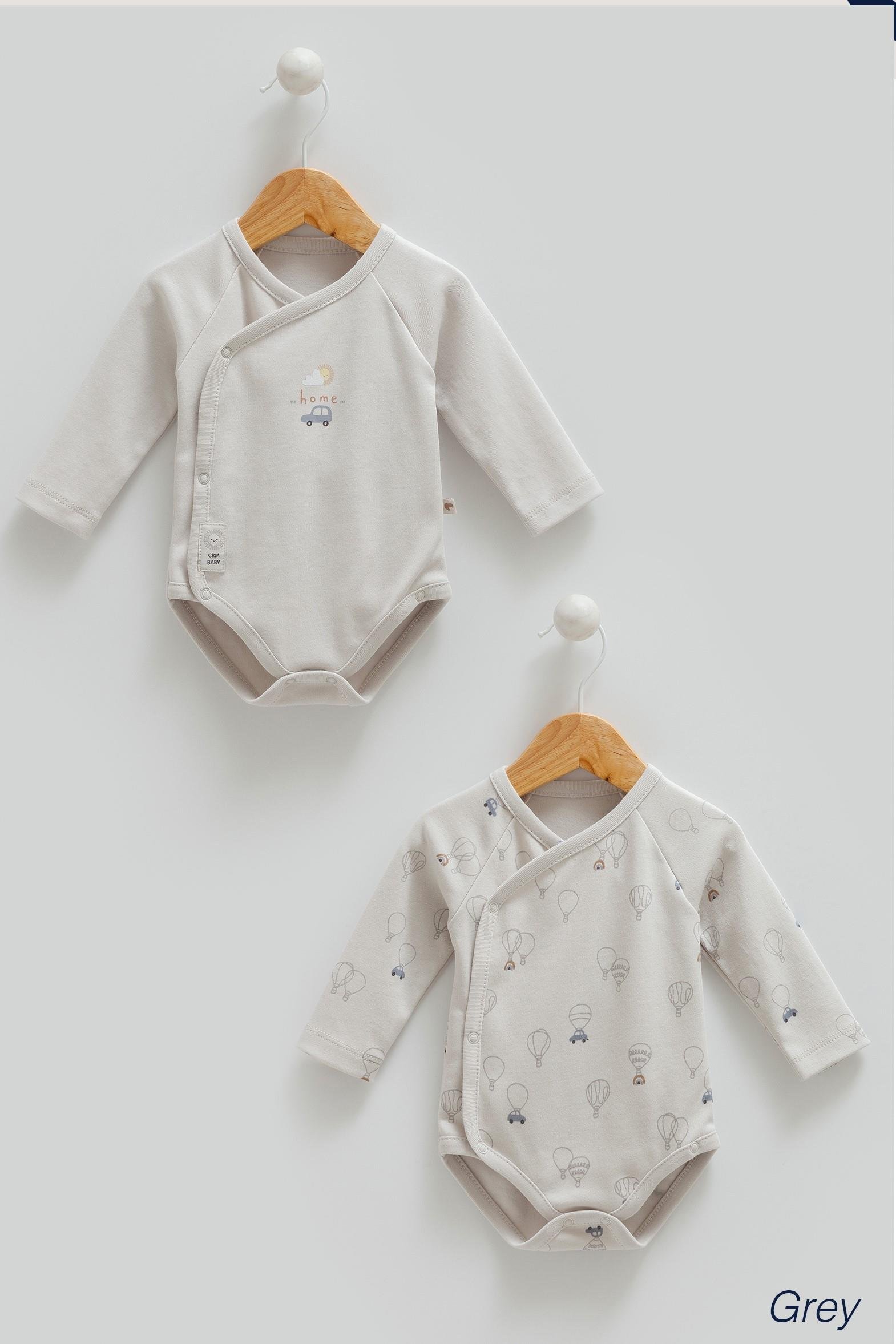 Çıtçıtlı Badi, Tek AltGiulia Beti Premium 2li Badi Kruvaze Gri