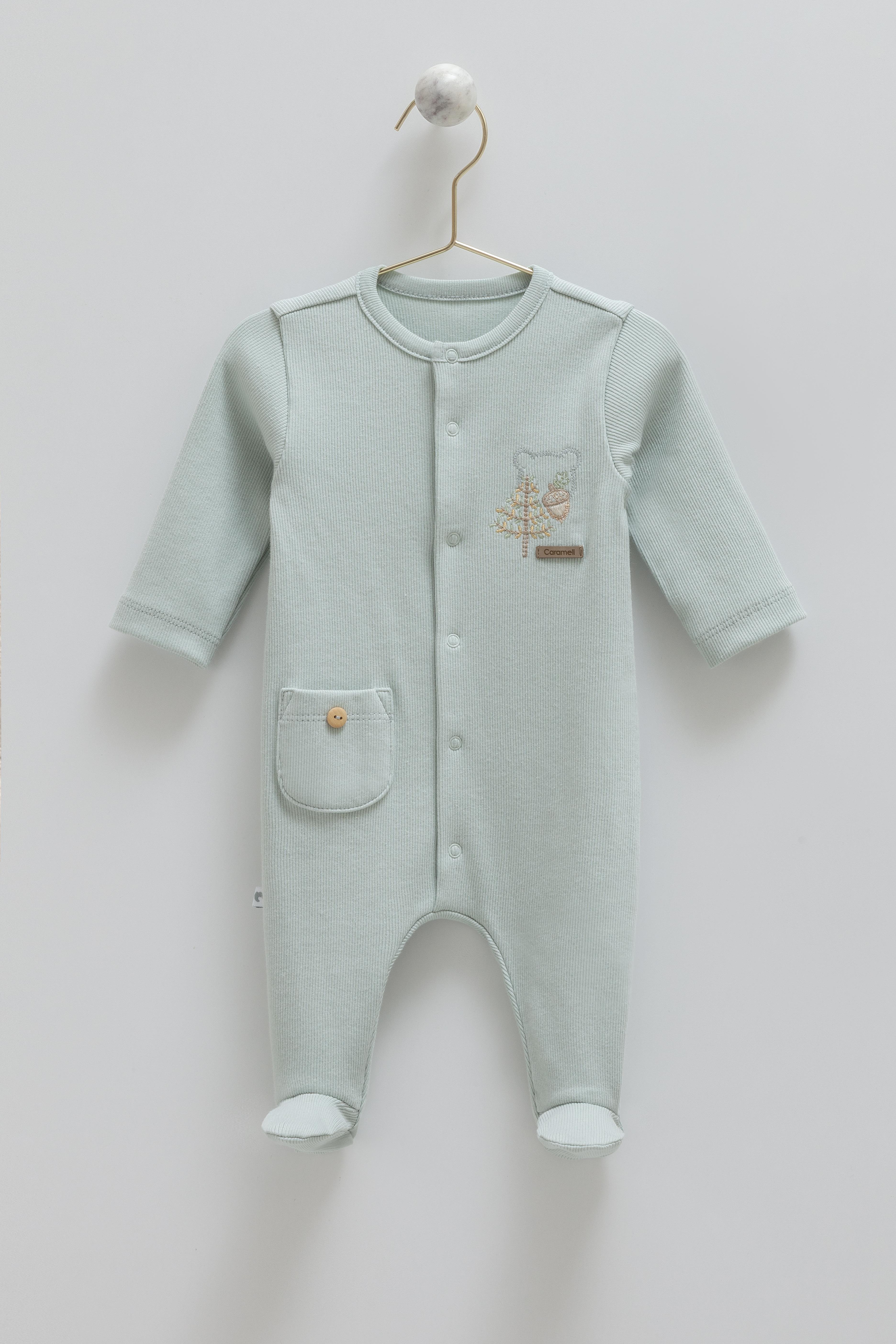 Bebek TulumPalermo Premium Likralı Unisex Tulum Yeşil