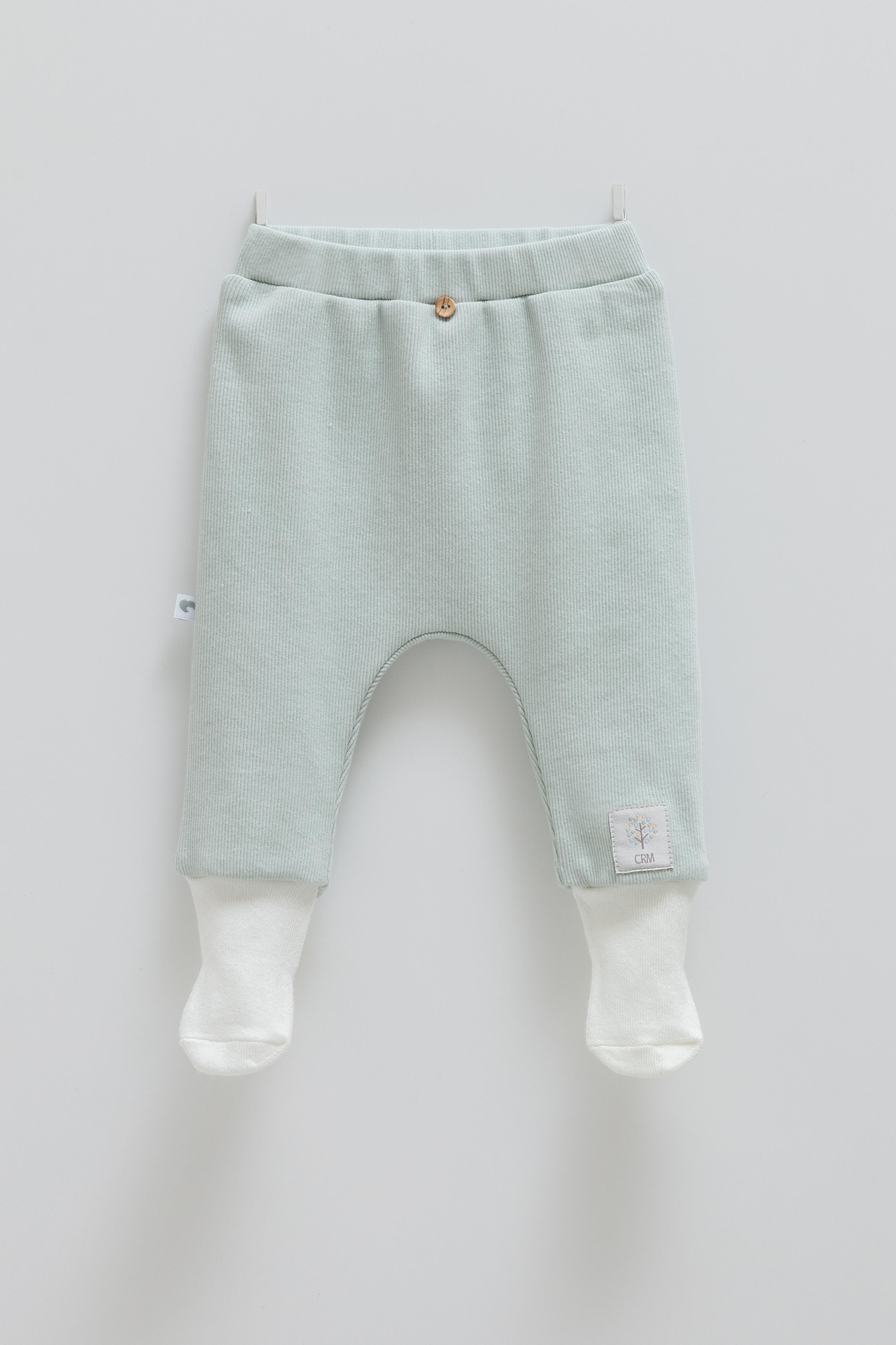 Çıtçıtlı Badi, Tek Alt PantolonPremium Likralı Tek Alt Çoraplı Unisex Pant Yeşil