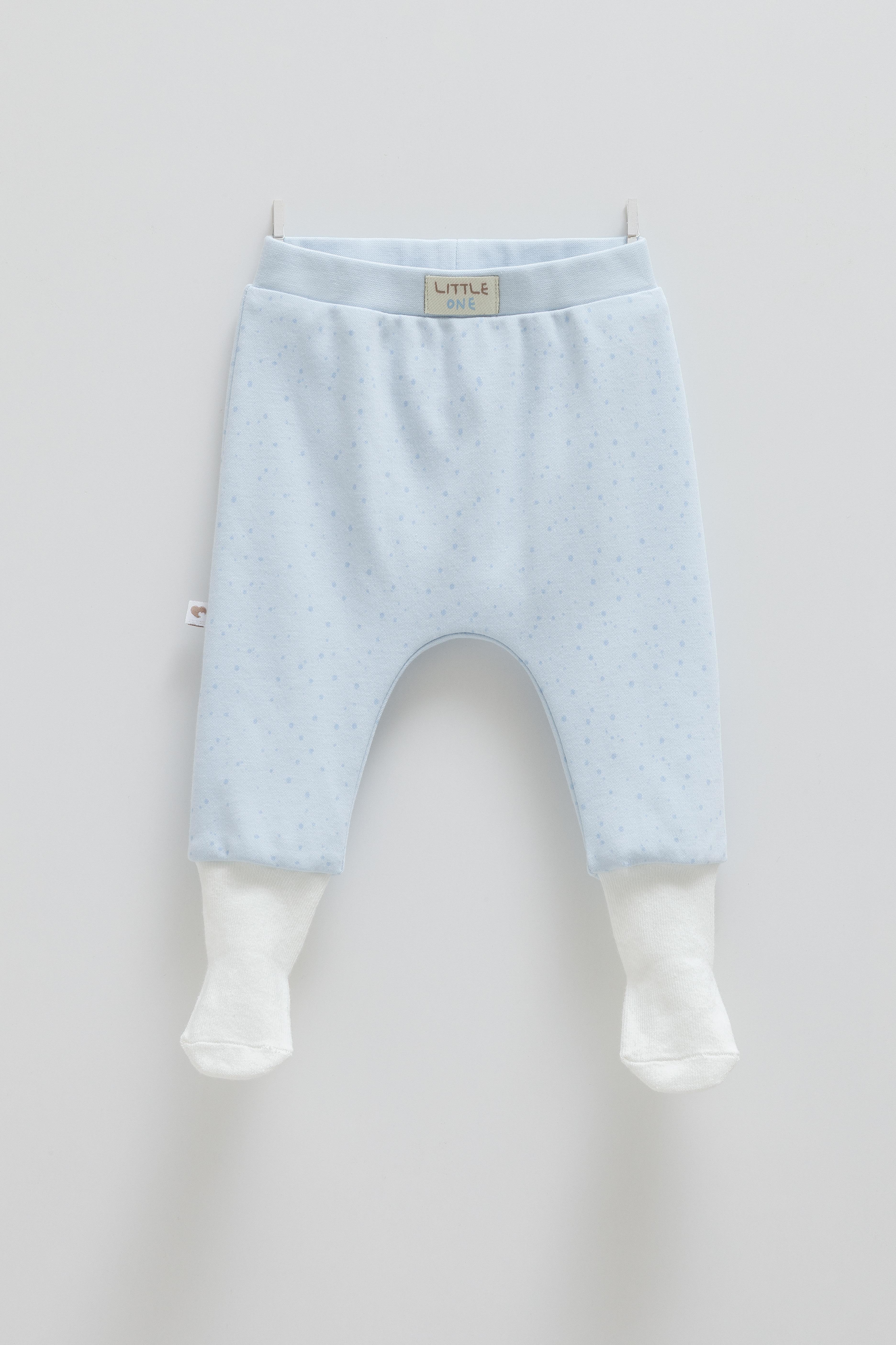 Çıtçıtlı Badi, Tek Alt PantolonPremium Tek Alt Çoraplı Erkek Pantolon Mavi