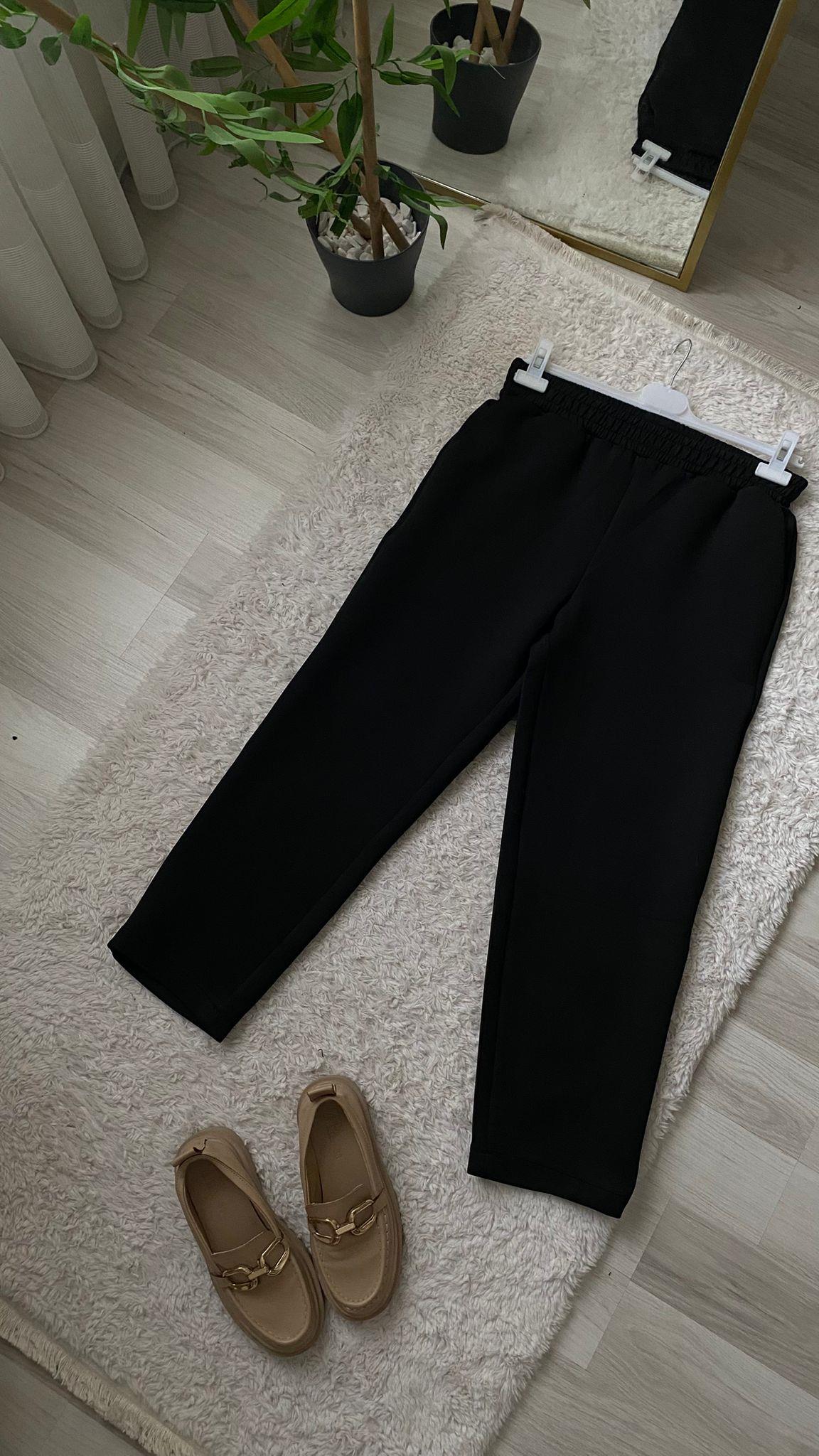 SCUBA HAVUÇ PAÇA PANTOLON SİYAH