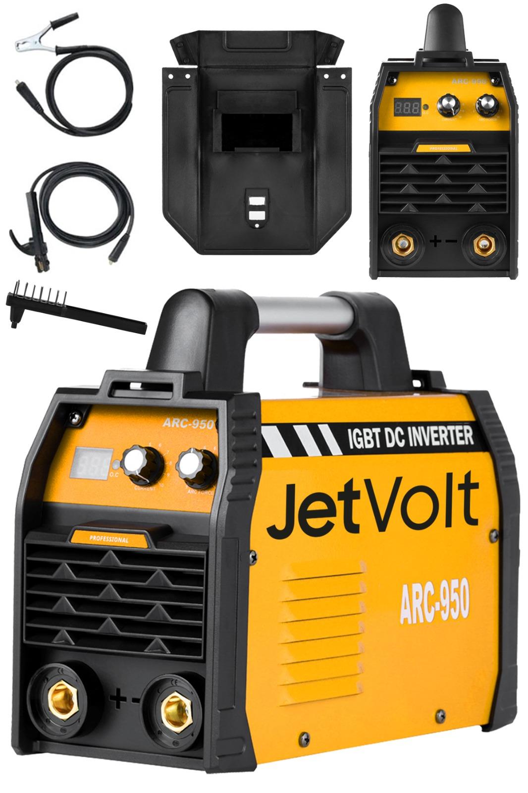 JetVolt Profesyonel 250 Amper Bakır Sargı Dijital Göstergeli Inverter Çanta Kaynak Makinesi - Sarı