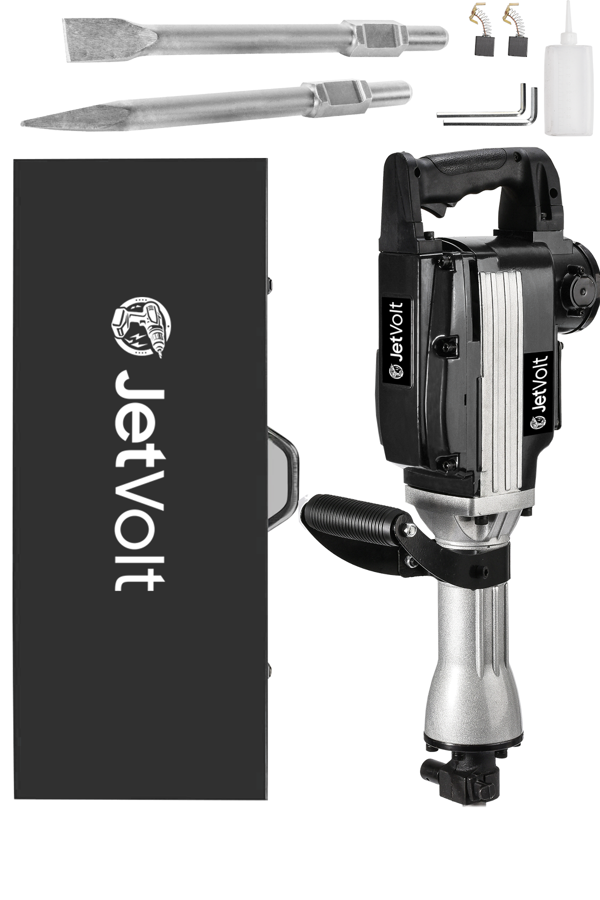 JetVolt Büyük Tip Kırıcı Delici Hilti Kavrama Kollu 16 Kg 3 Metre Kablolu 65mm - Siyah