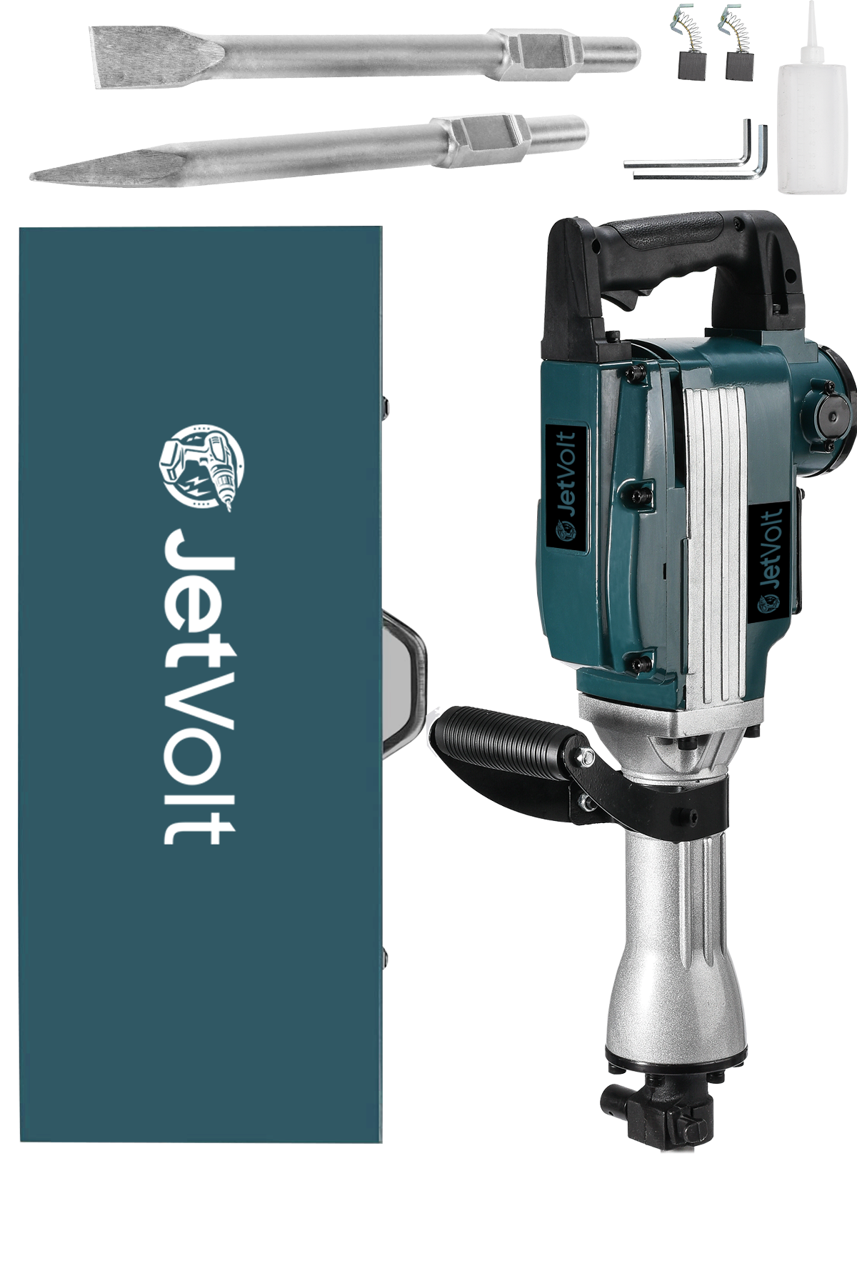 JetVolt Büyük Tip Kırıcı Delici Hilti Kavrama Kollu 16 Kg 3 Metre Kablolu 65mm - Mavi