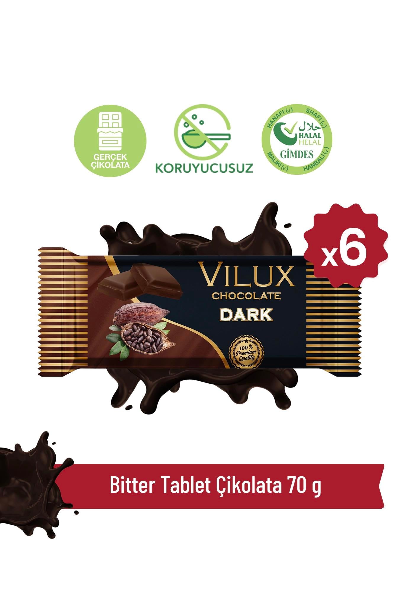 Bitter Tablet Çikolata 70gr (5 ADET)Tablet ÇikolataMilat