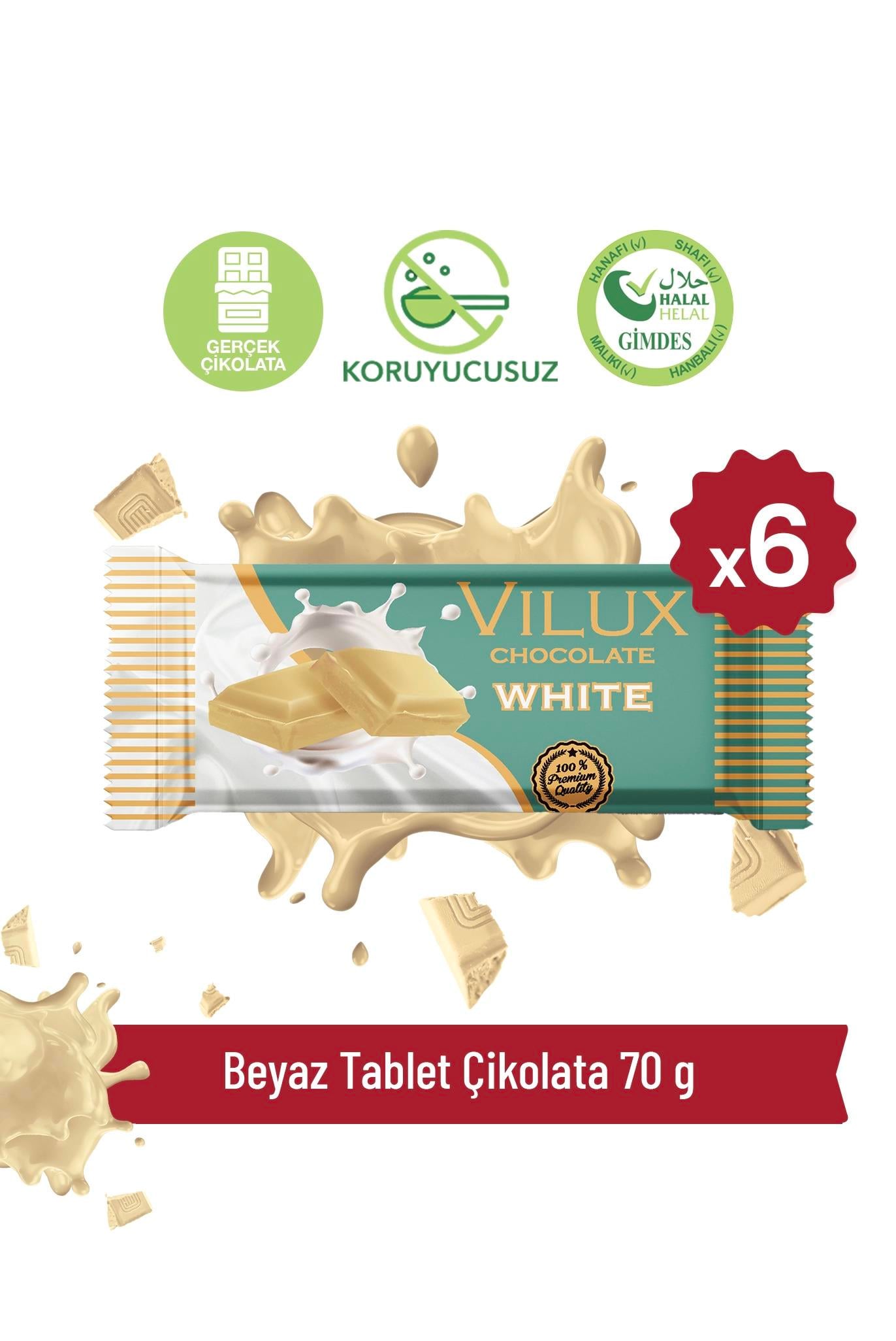 Fildişi Tablet Çikolata 70gr (5 ADET)Tablet ÇikolataVilux