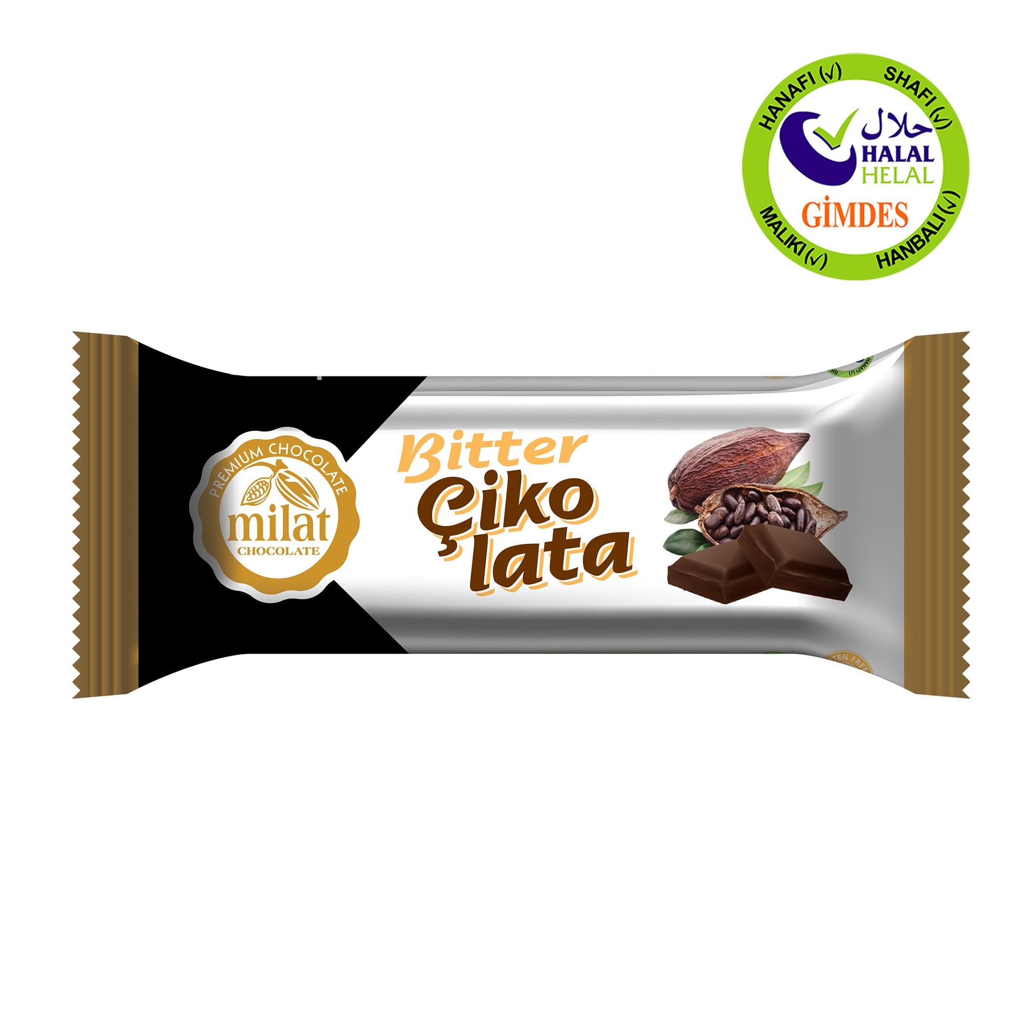 Krema Dolgulu Bitter ÇikolataTablet ÇikolataMilat