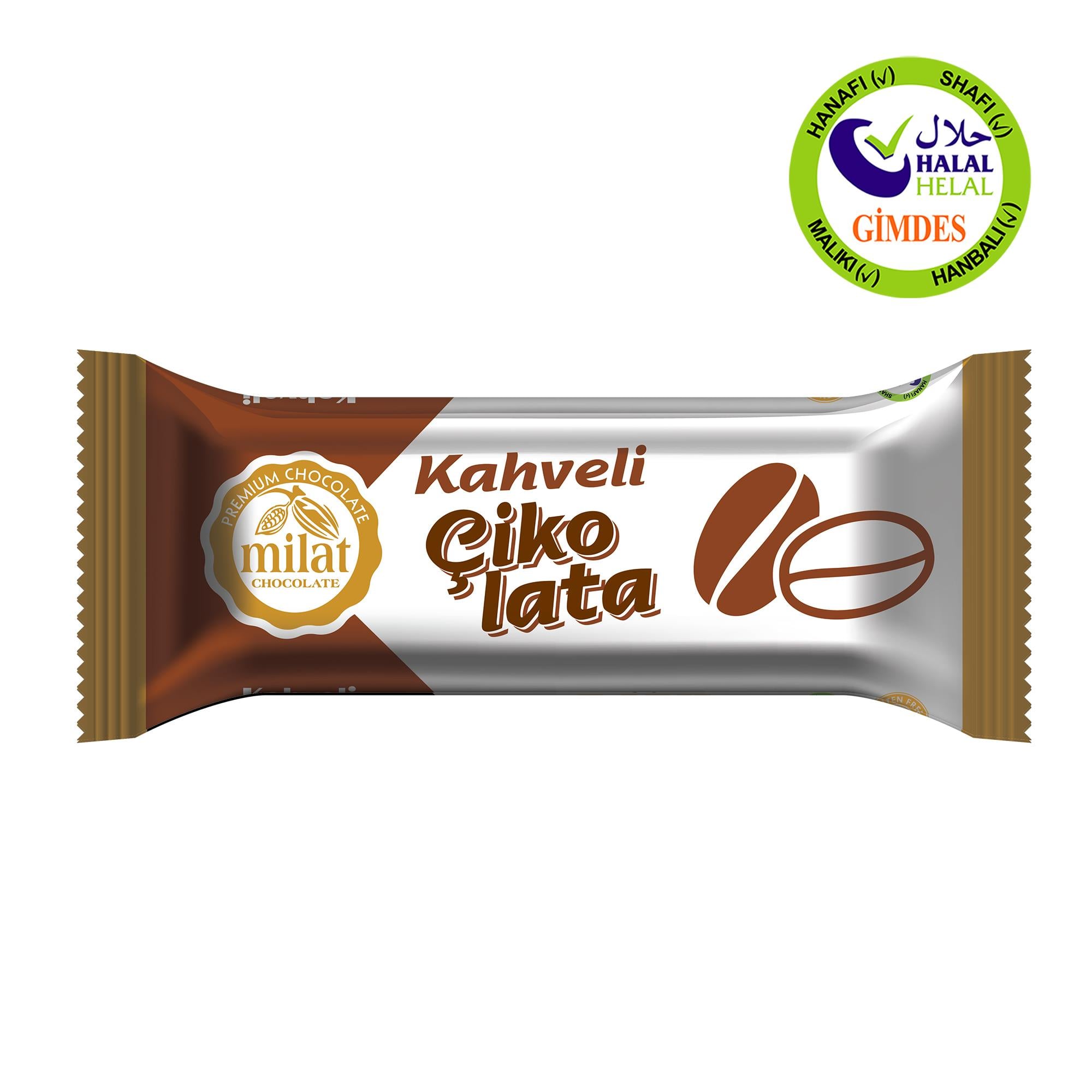 Krema Dolgulu Kahve Çikolata 25 Gr.Tablet ÇikolataMilat