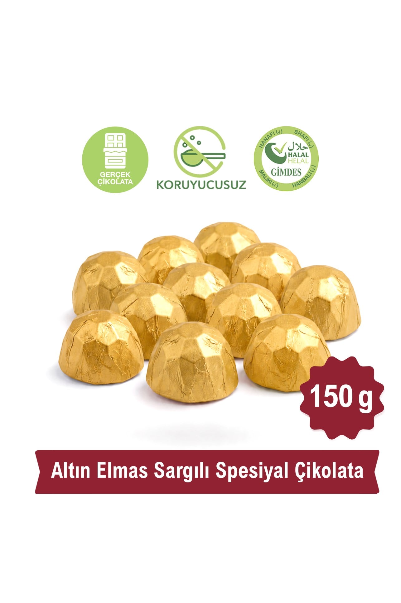 Milat Altın Sargılı Elmas Spesiyal Çikolata 150 gSpesiyal ÇikolataMilat