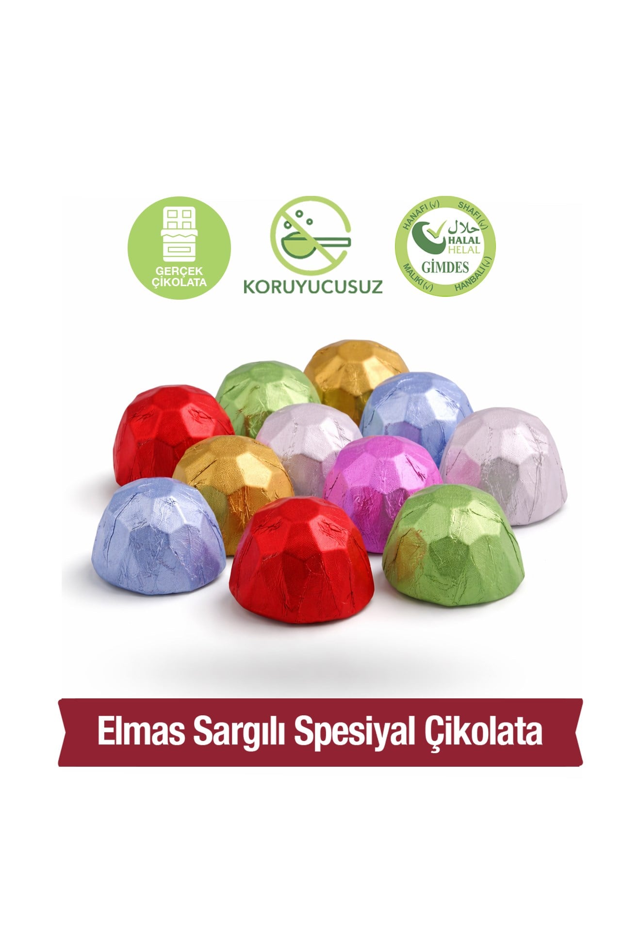 Milat Elmas Sargılı Spesiyal Çikolata 150 gSpesiyal ÇikolataMilat