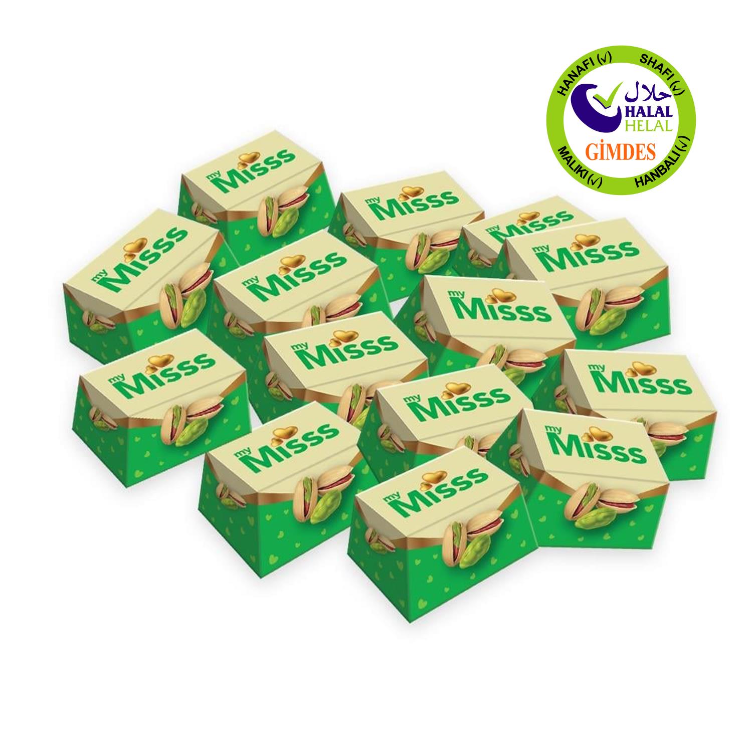 My Miss Fıstık Dolgulu Baton Çikolata 500 Gr.Baton ÇikolataMy Miss