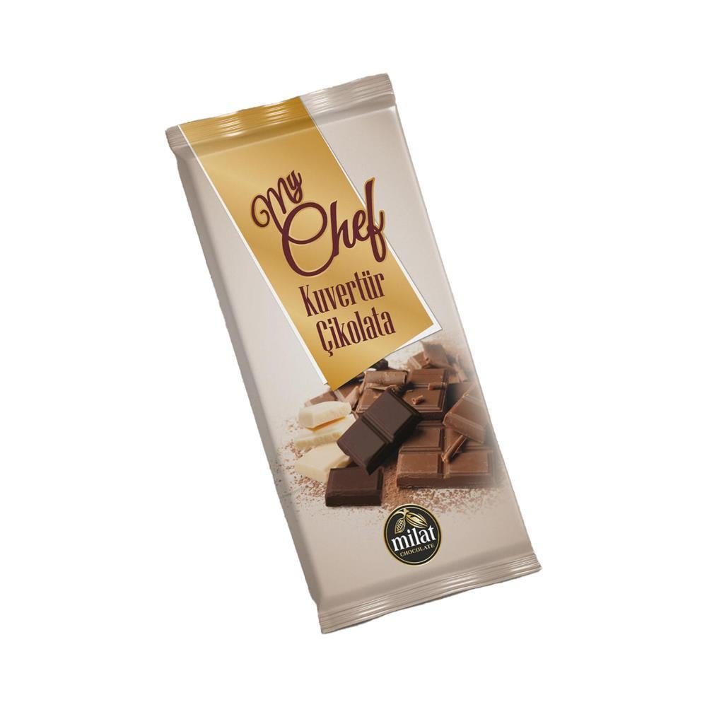Milat Mychef Bitter Kuvertür Çikolata 200 g