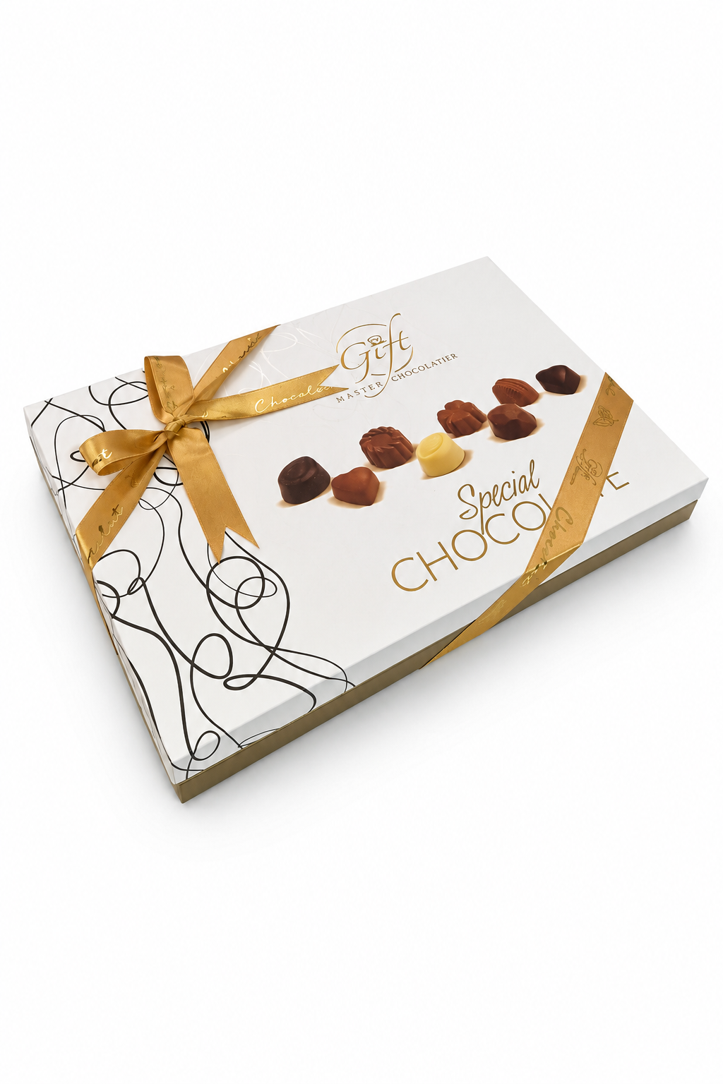 Mygift Special Çikolata Beyaz Çizgili 240 gSpesiyal ÇikolataMilat