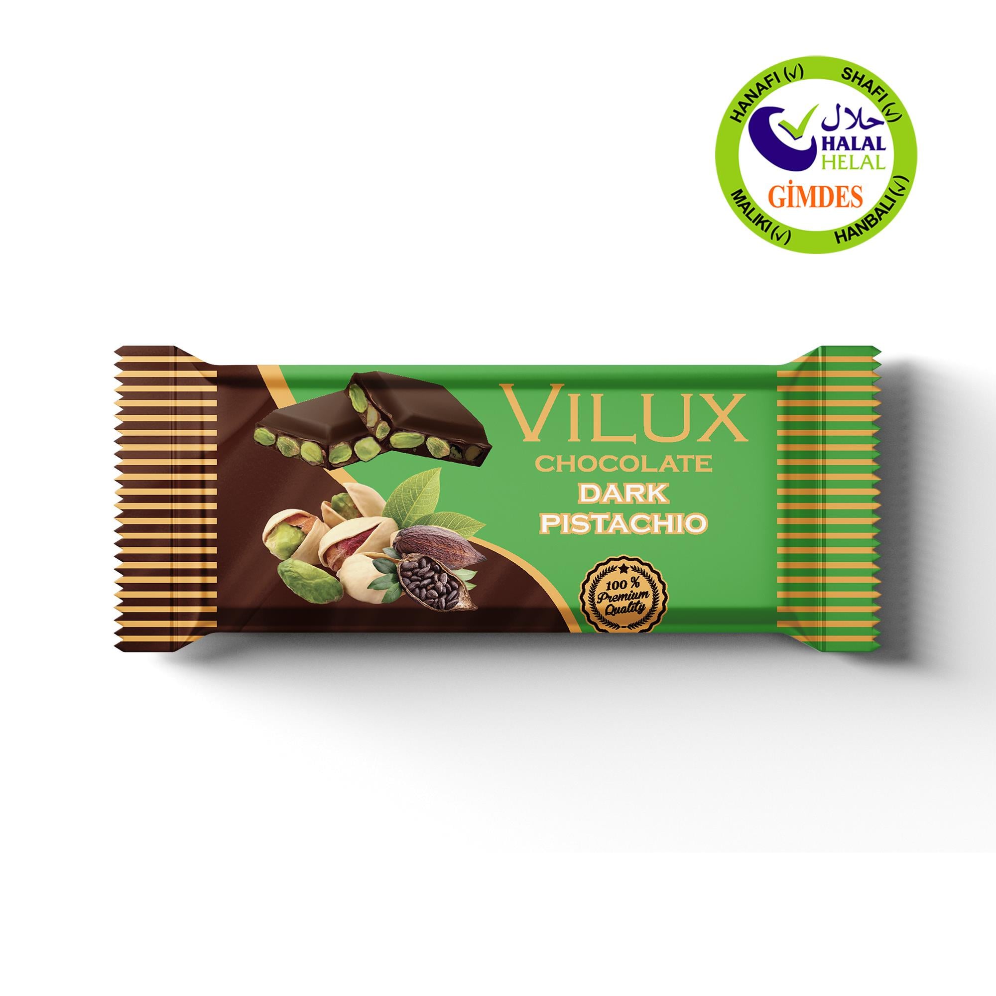 Vilux Fıstıklı Bitter Tablet Çikolata 70grTablet ÇikolataVilux