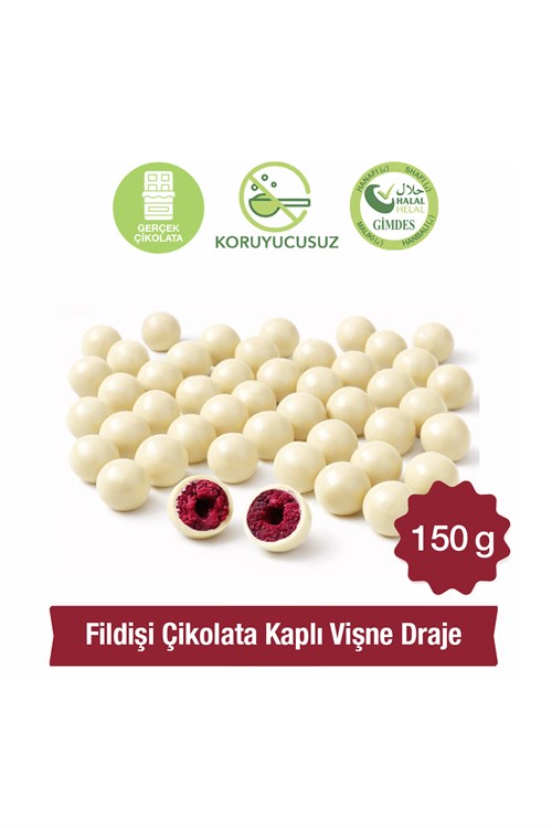 Milat Beyaz Çikolata Kaplı Vişne DrajeÇikolataMilat