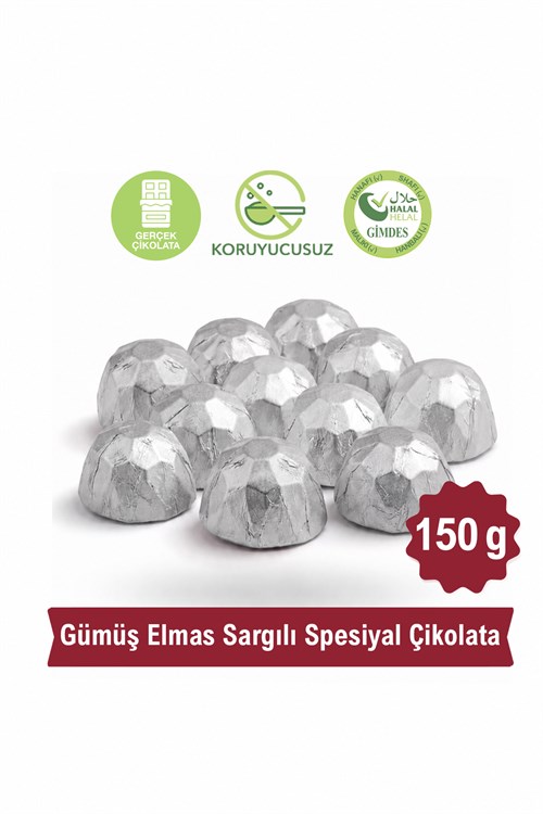Milat Gümüş Sargılı Elmas Spesiyal Çikolata 150 gSpesiyal ÇikolataMilat