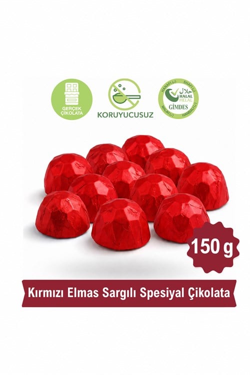 Milat Kırmızı Sargılı Elmas Spesiyal Çikolata 150 gSpesiyal ÇikolataMilat