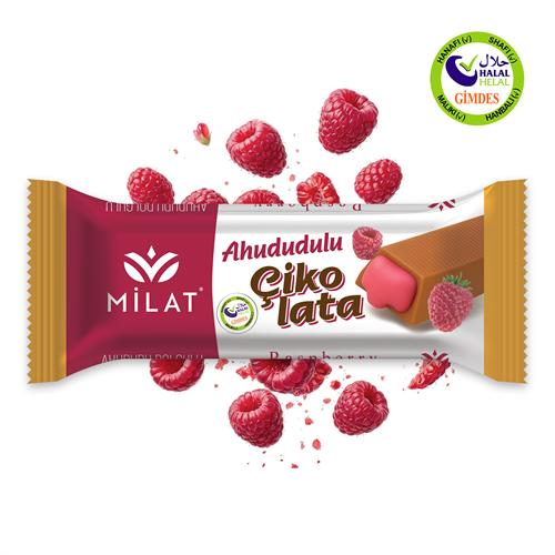 Milat Krema Dolgulu Ahududu Çikolata 25 gTablet ÇikolataMilat