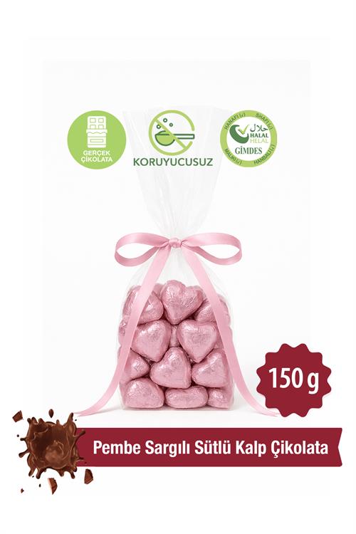 Milat Pembe Sargılı Special Sütlü Kalp Çikolata 1 KgSpesiyal ÇikolataMilat
