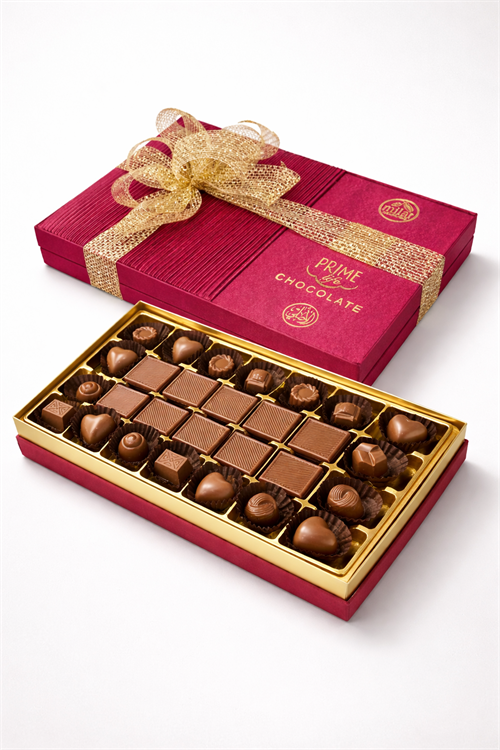 Milat Prime Spesiyal & Madlen Çikolata Bordo Kadife Kutu 400 gSpesiyal ÇikolataMilat