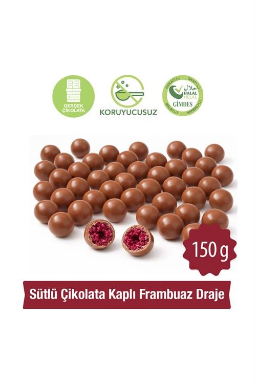 Milat Sütlü Çikolata Kaplı Frambuaz Draje 1 KgÇikolatalarMilat