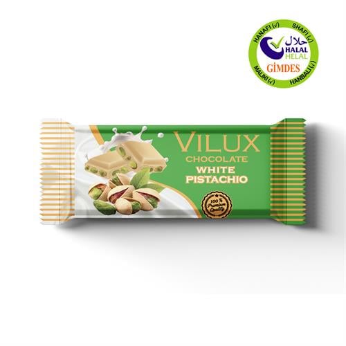Vilux Fildişi Fıstıklı Tablet Çikolata  70grTablet ÇikolataVilux