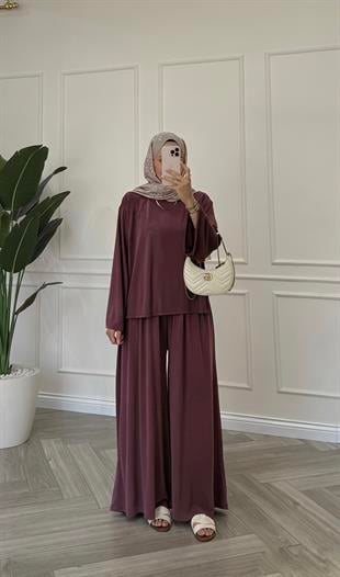 Rahat Kesim Oysho Takım | Bordo