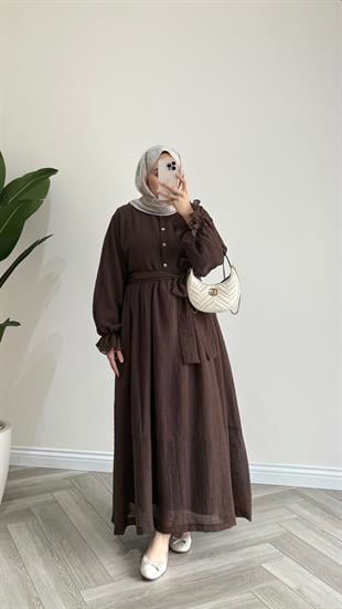Rüya Elbise | Kahverengi