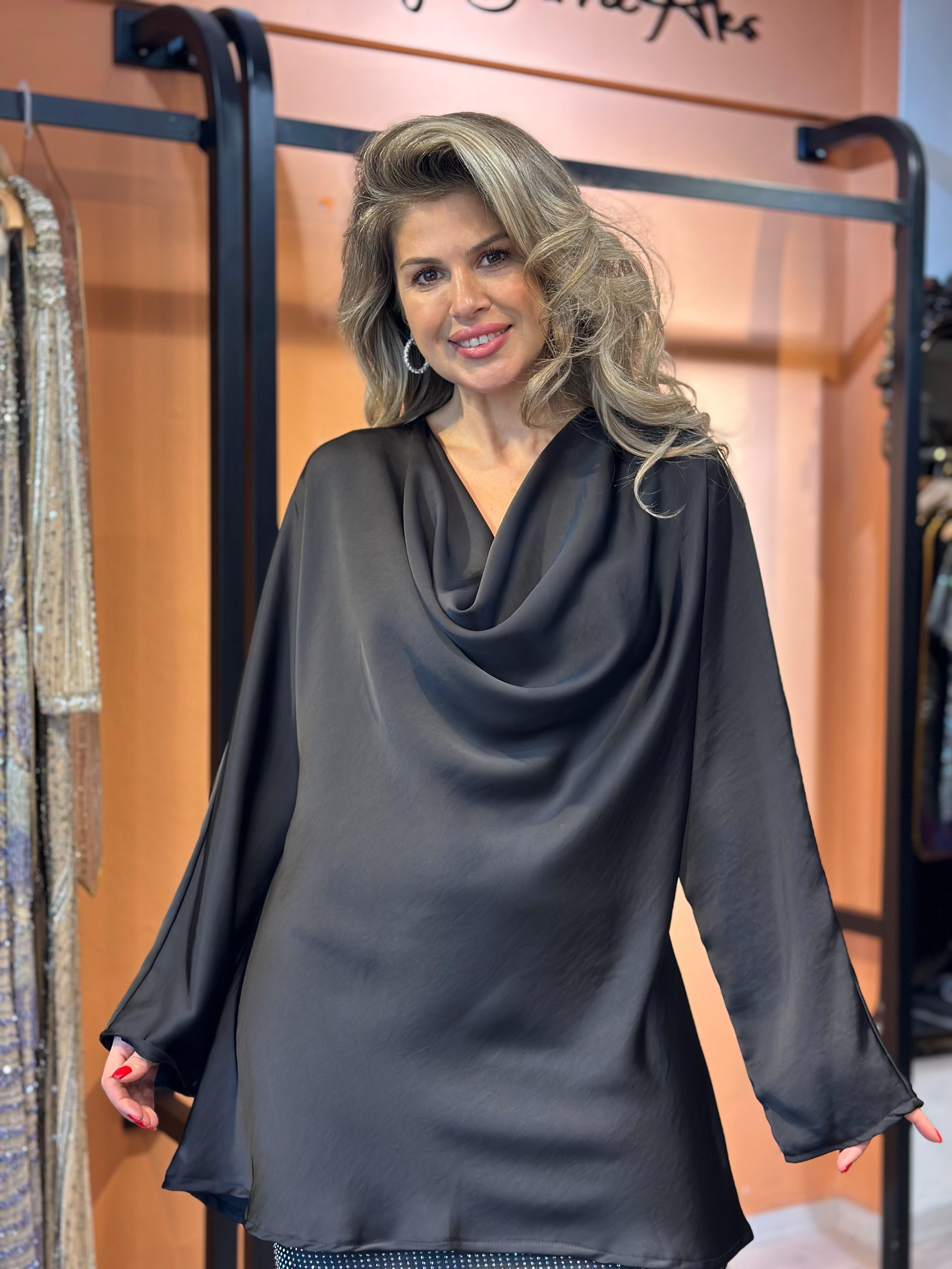 Degaje Yaka Tunik Bluz