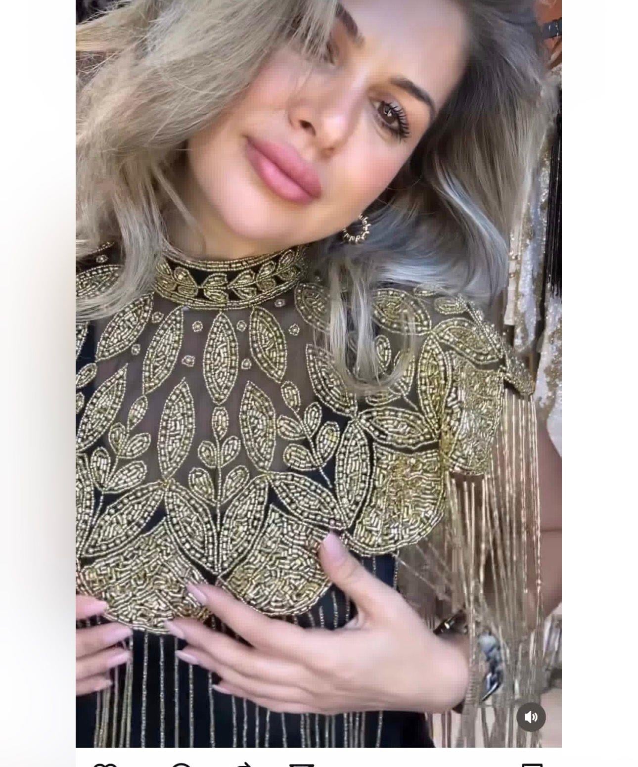 Gold İşlemeli Panço