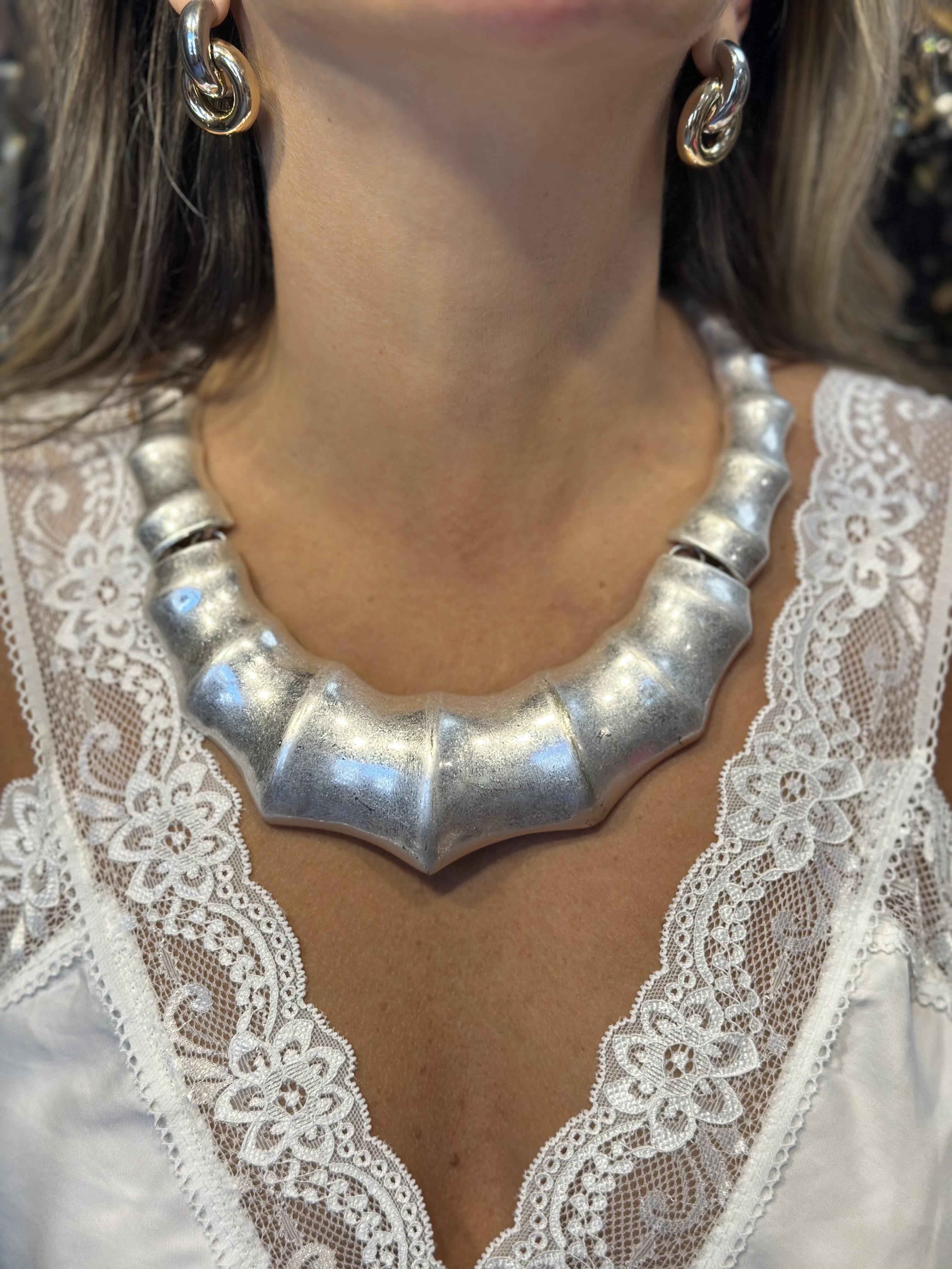 Gümüş Eklemli Kolye