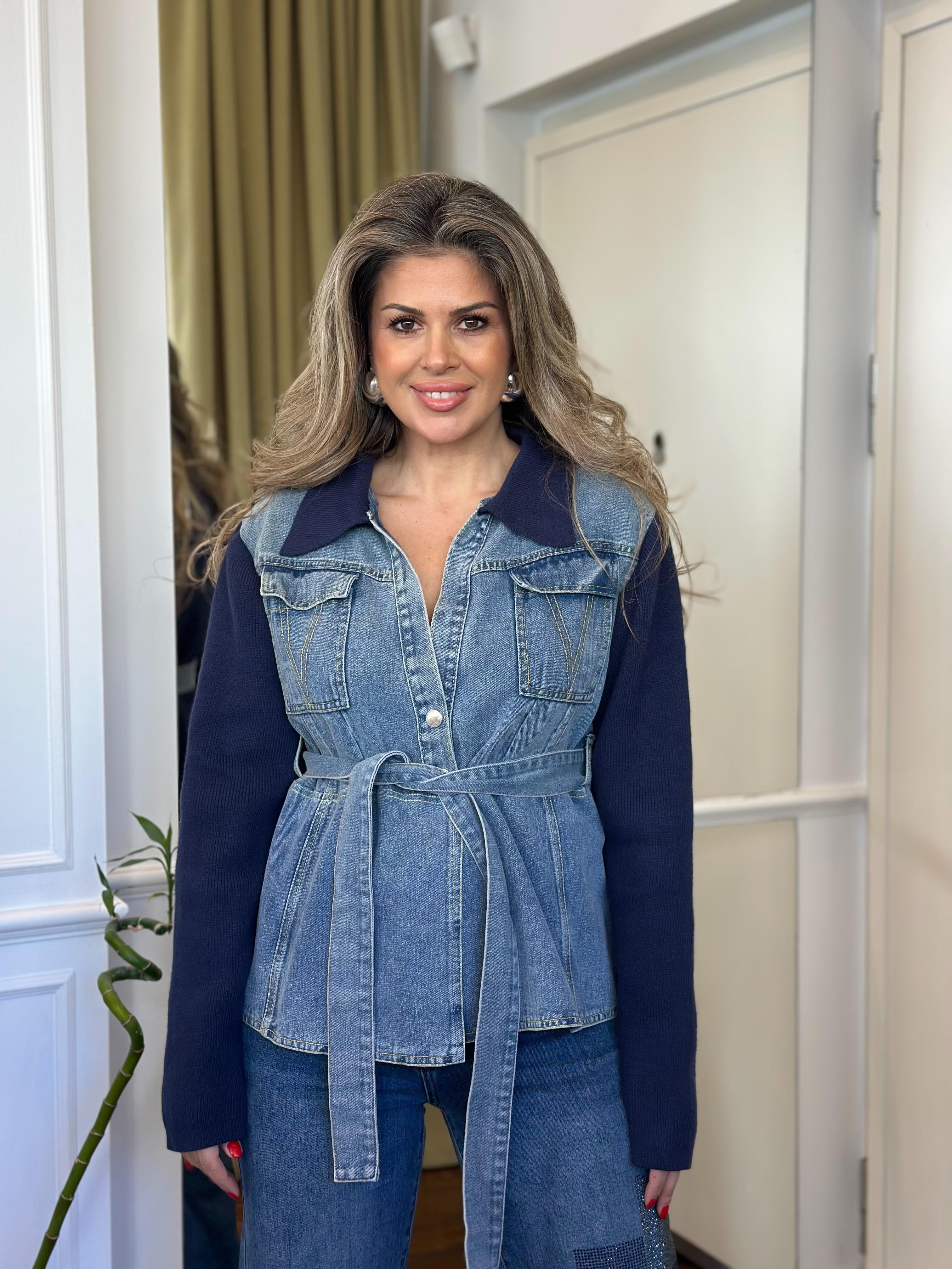 Kot Ceket Kolları Kazak 