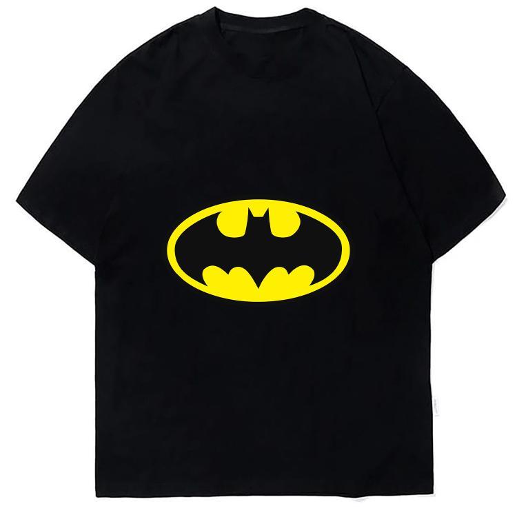 Batman Baskılı Siyah Tshirt Tişört 