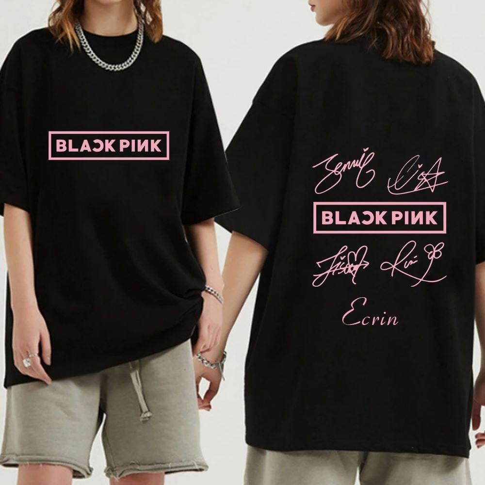 Blackpink Baskılı Kişiye Özel İsim Yazılabilirs T-shirt Tişört