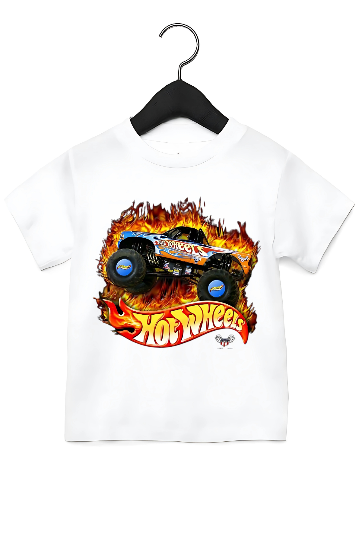 Cars 4 McQueen Baskılı Beyaz Tişört 