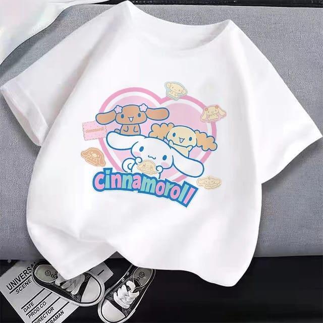 Cinnamoroll Yeni Sezon Baskılı Beyaz Tshirt Tişört