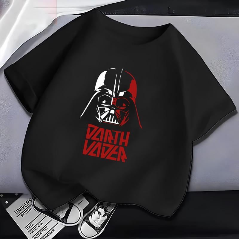 Darth Vader Yazılı Baskılı Siyah Tshirt Tişört 