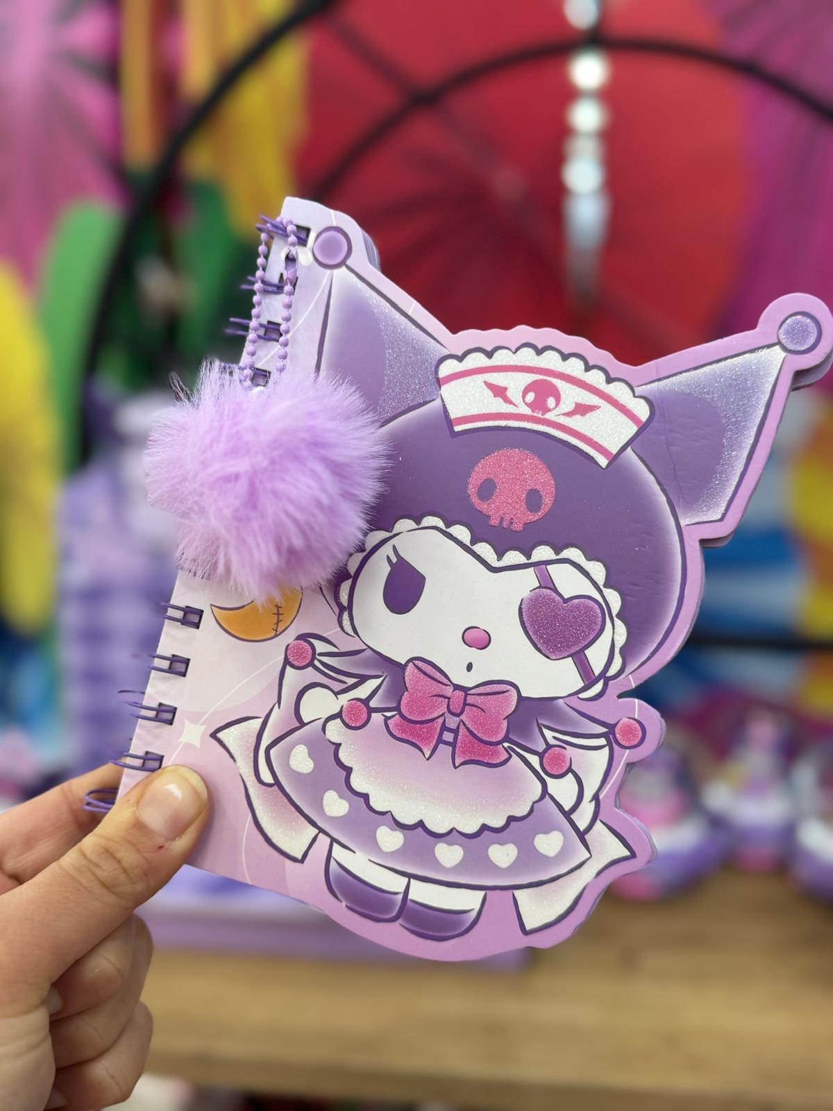 Kuromi Hemşire Peluş Süslü Çizgili