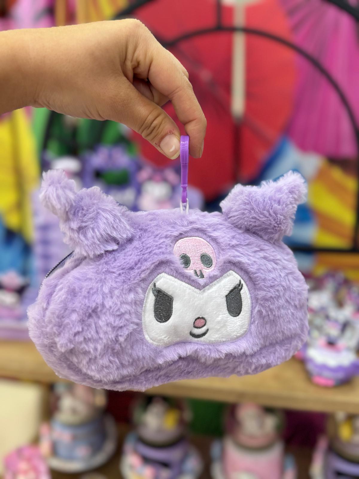 Kuromi Lila Peluş Büyük Boy Kalemlik