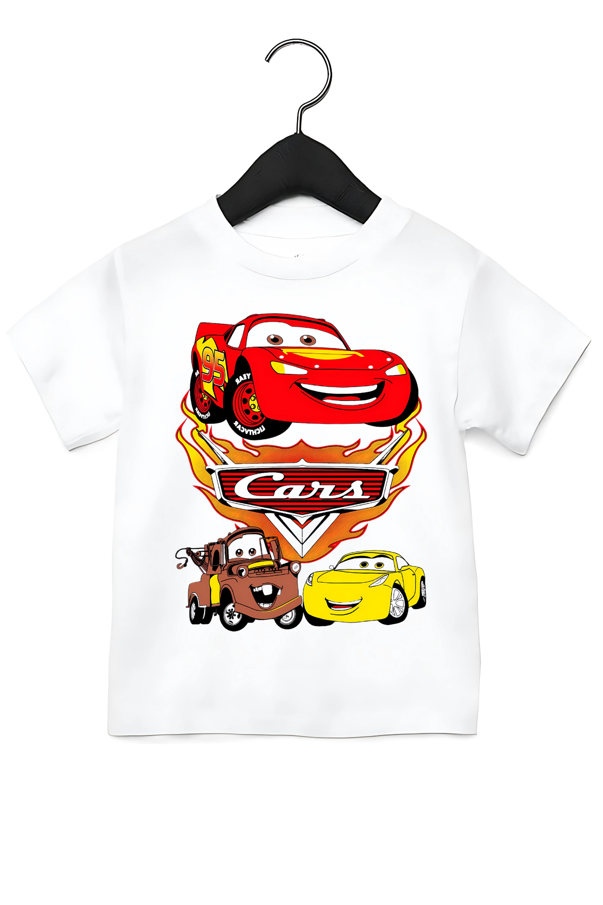 Lighting1 McQueen 95 Baskılı Beyaz Tişört 