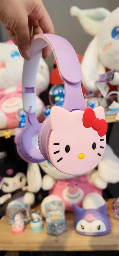 HelloKitty Karakterli Pembe Bluetooth Stereo Kulaklık