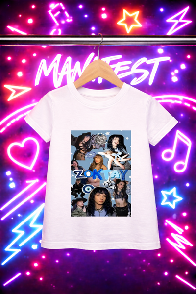 Manifest Zoktay 1 Baskılı Beyaz Tişört