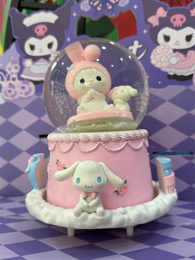 Mymelody Büyük Boy Dönen  Işıklı Ve Müzikli Kar Küresi