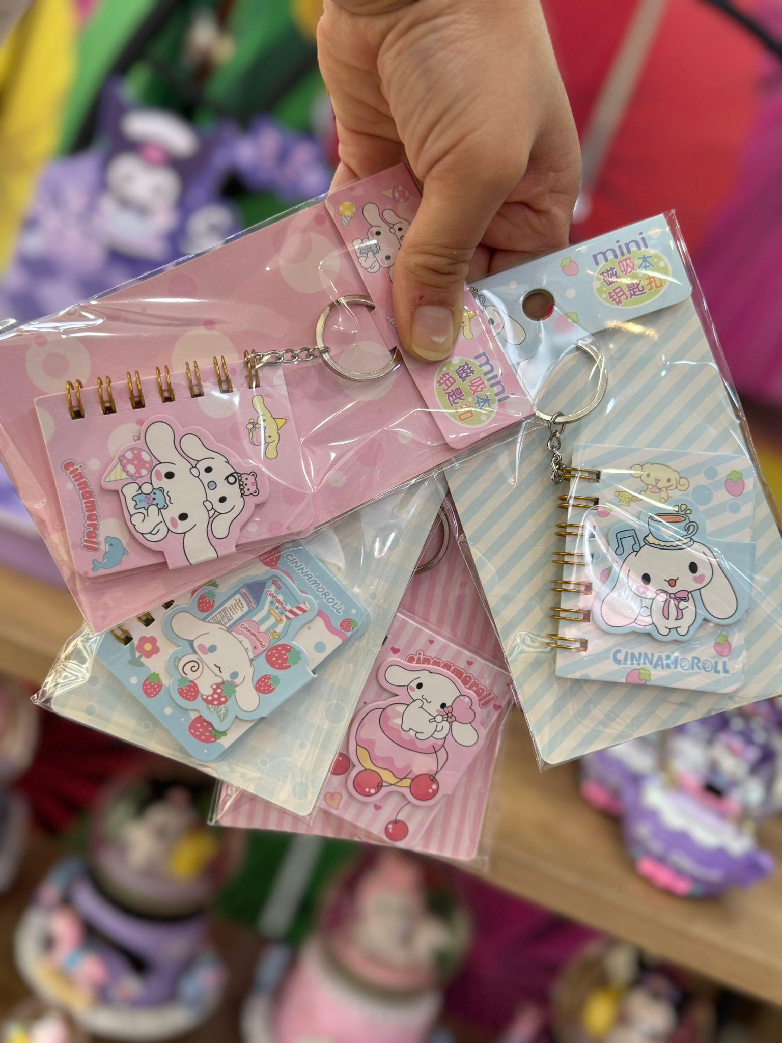 Cinnamoroll Anahtarlıklı Mini Defter