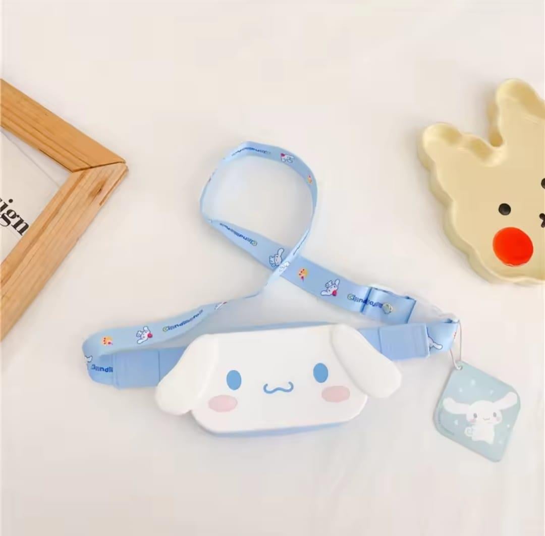 Cinnamoroll Üst Kalite Kauçuk Bel Çantası