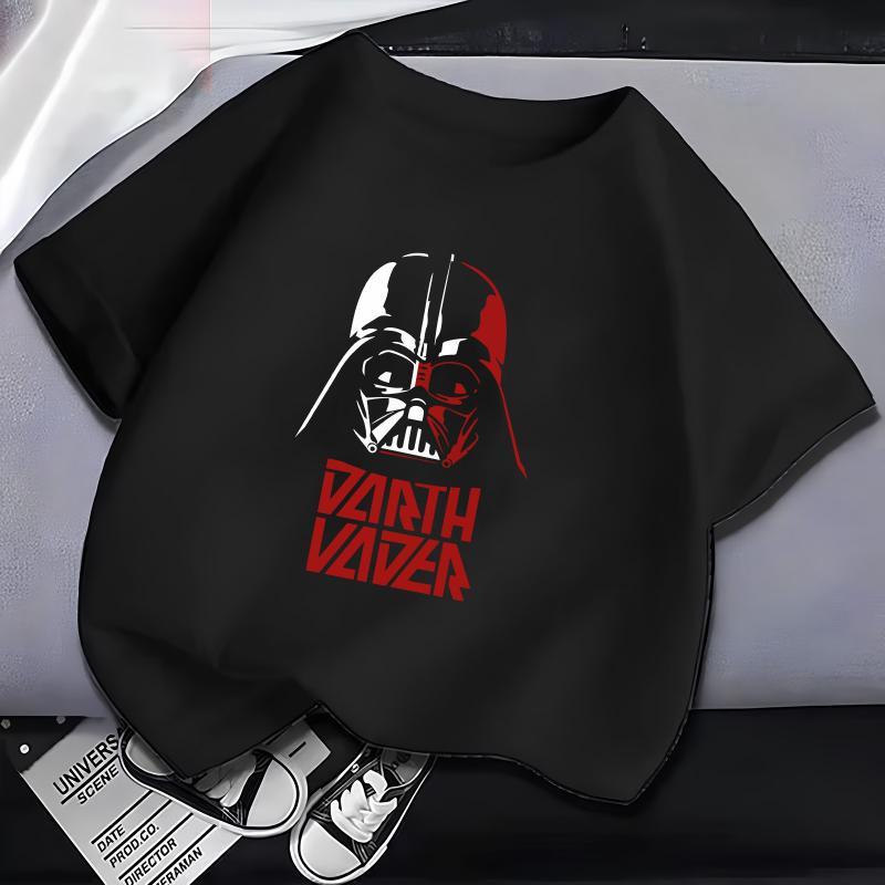 Darth Vader Yazılı Baskılı Siyah Tshirt Tişört 