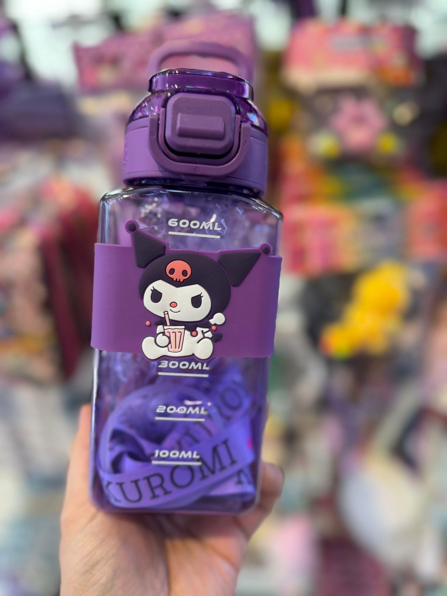 Kuromi Kilitli Kapak Lila 600 ML Okul Matara&Suluk