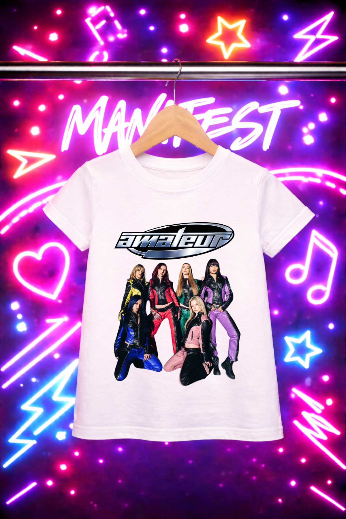 Manifest Amatör Baskılı Beyaz Tişört